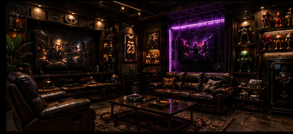 The Cave, dark leather entertainment lounge